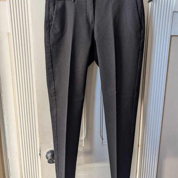 Theory Pleated Pant - Size 10, Black, Viscose/Cotton - Picture 2 of 10